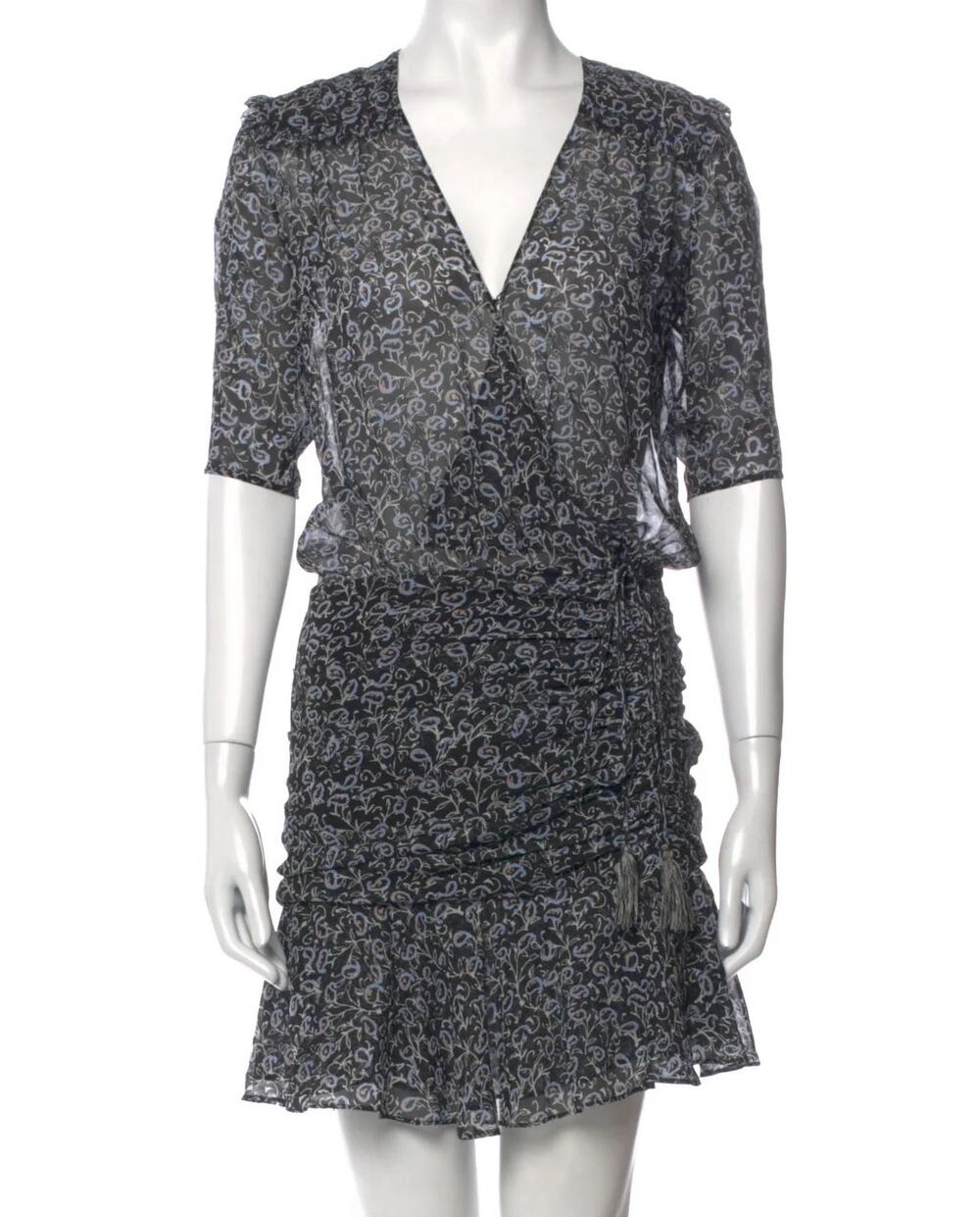 Veronica Beard Dakota Flounce Dress Size 0